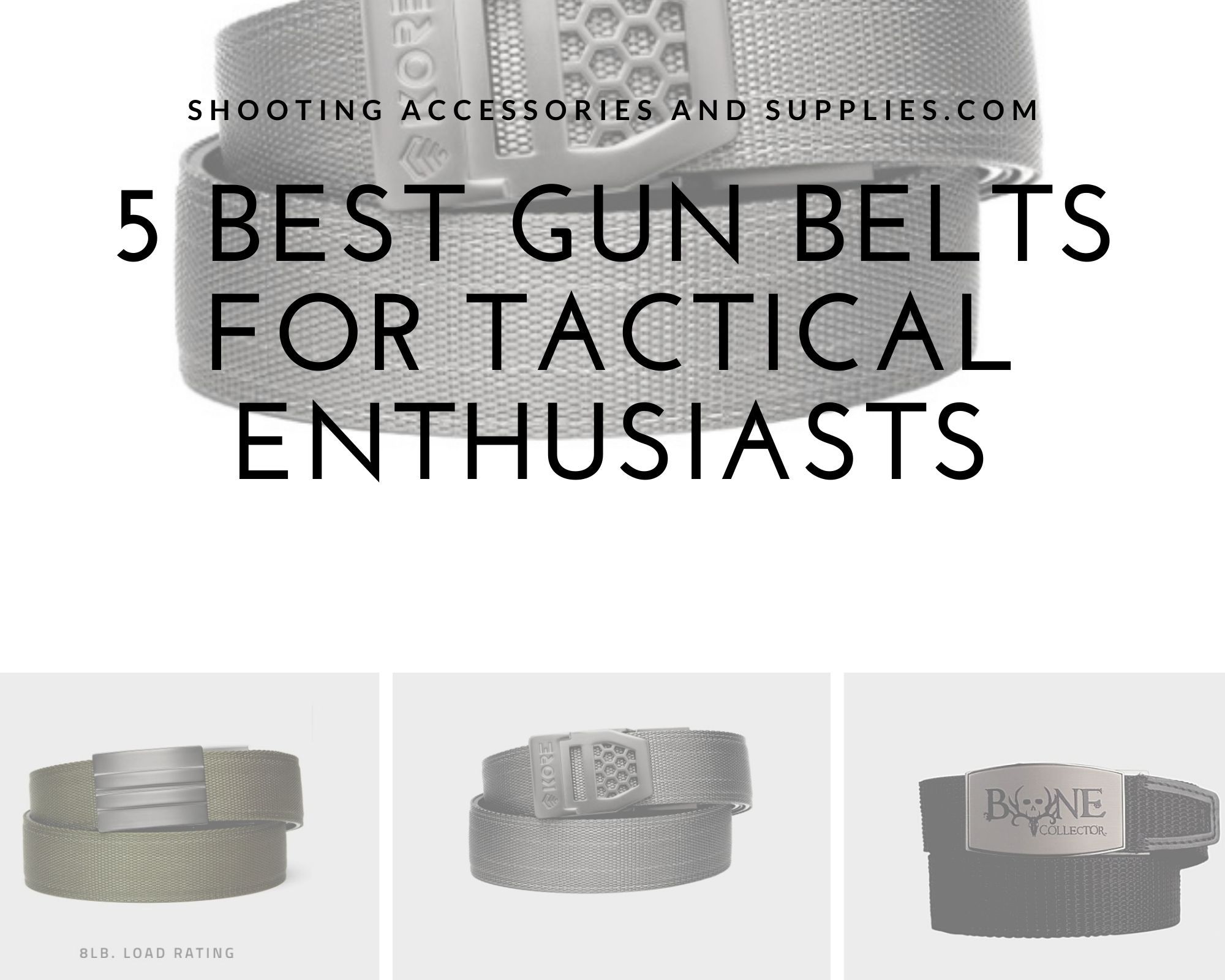 Best Gun Belts for Efficient Carry Best Gun Belts for Efficient Carry