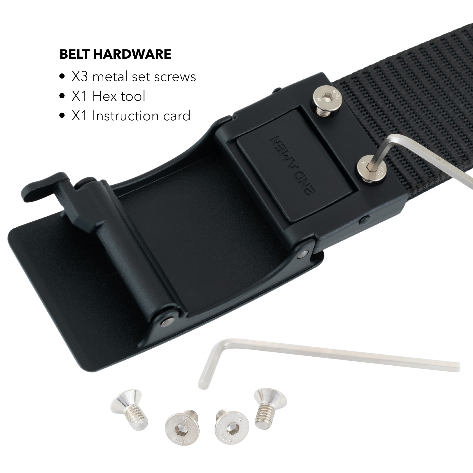 Force 1.0 EDC Belt 1.5" Width Ballistic Nylon for Everyday Carry