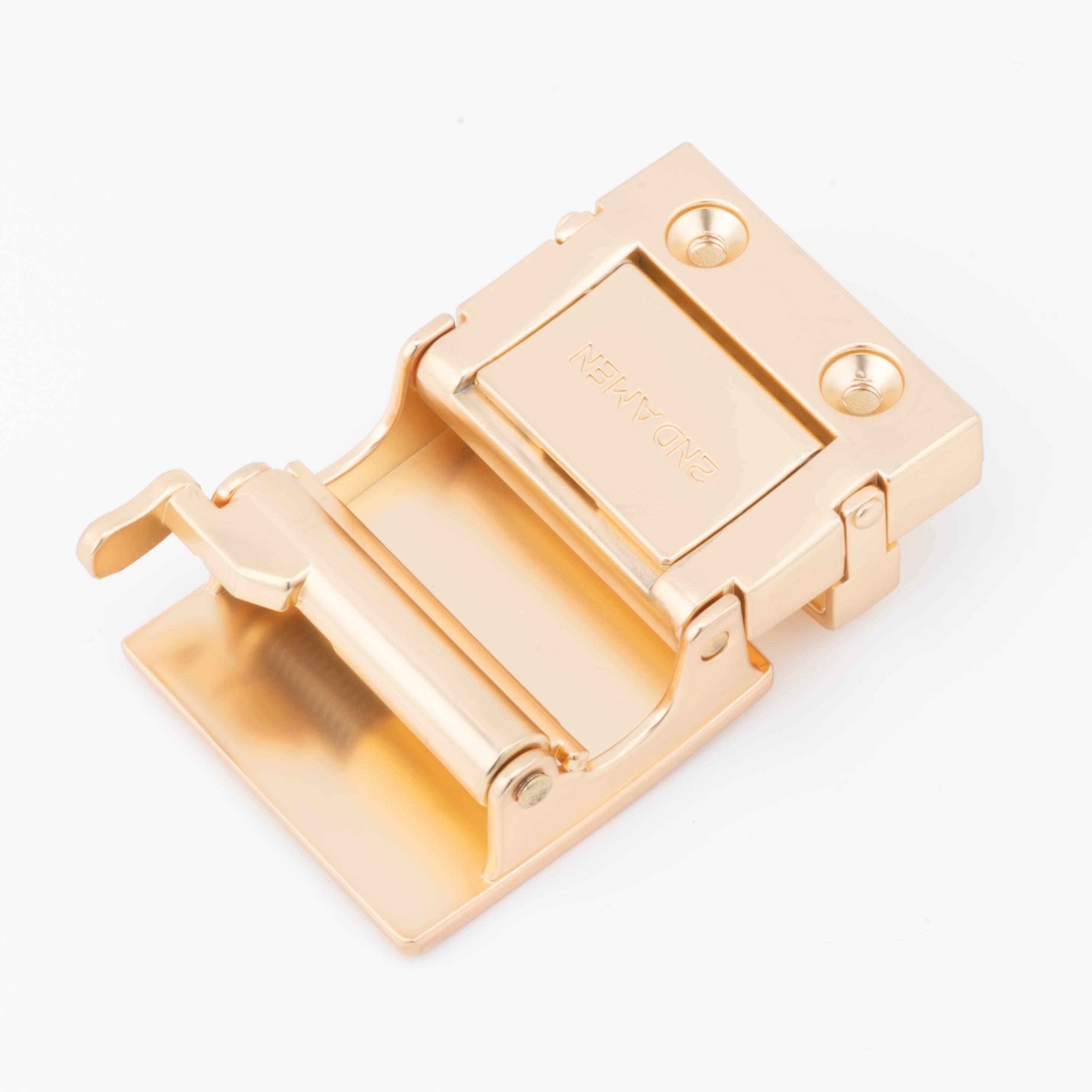 CovertClip 1.5" Teeth Lever Belt Buckle - Gold Finish