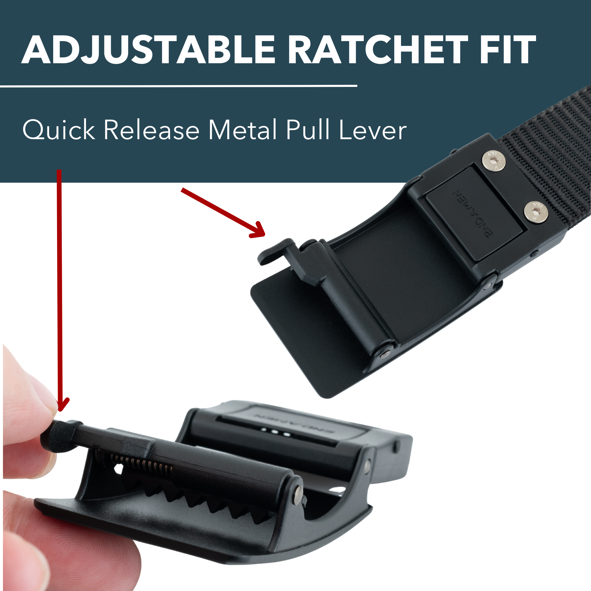 Force 1.0 EDC Belt 1.5" Width Ballistic Nylon for Everyday Carry