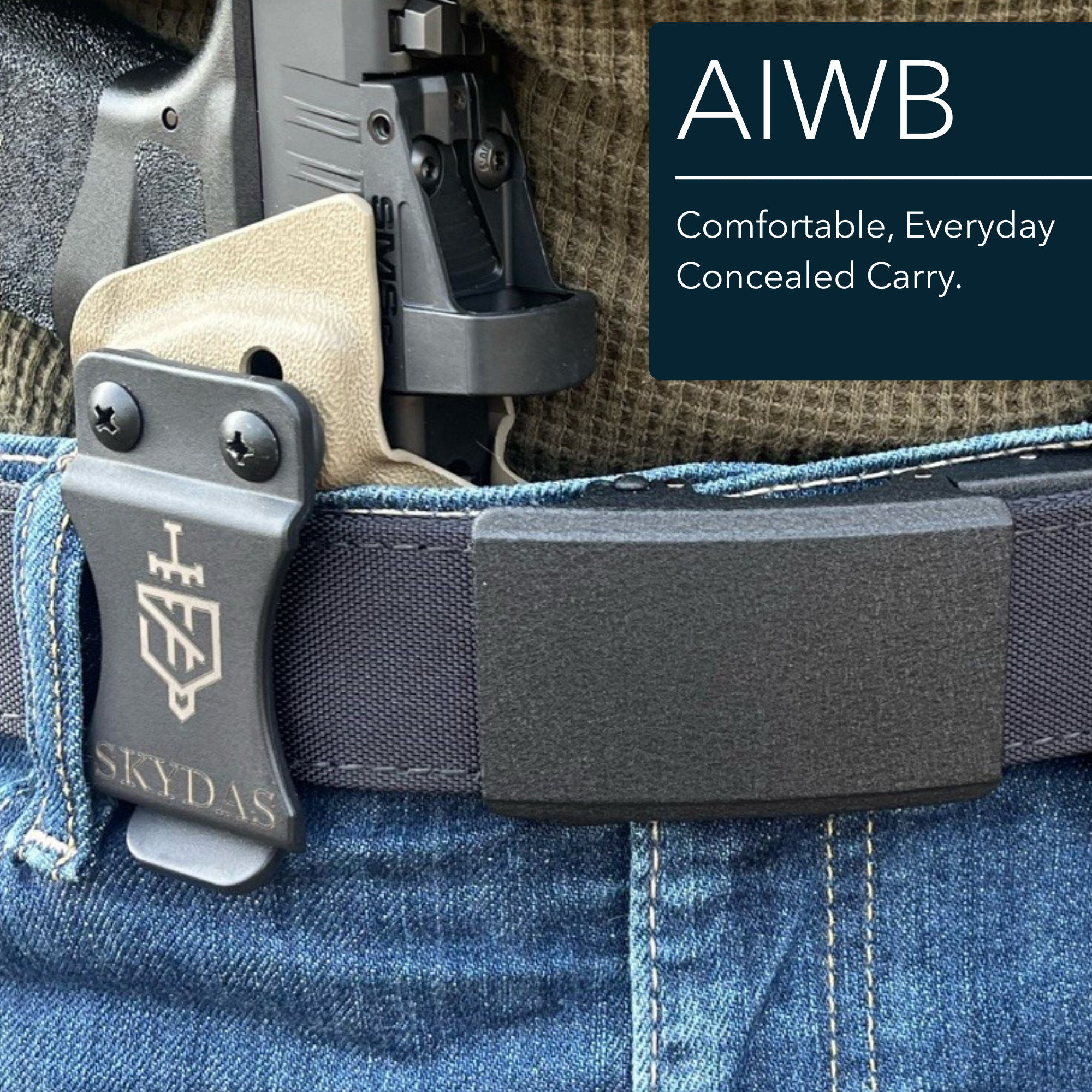 OPS 1.0 EDC Belt 1.5" Width Ballistic Nylon for Everyday Carry