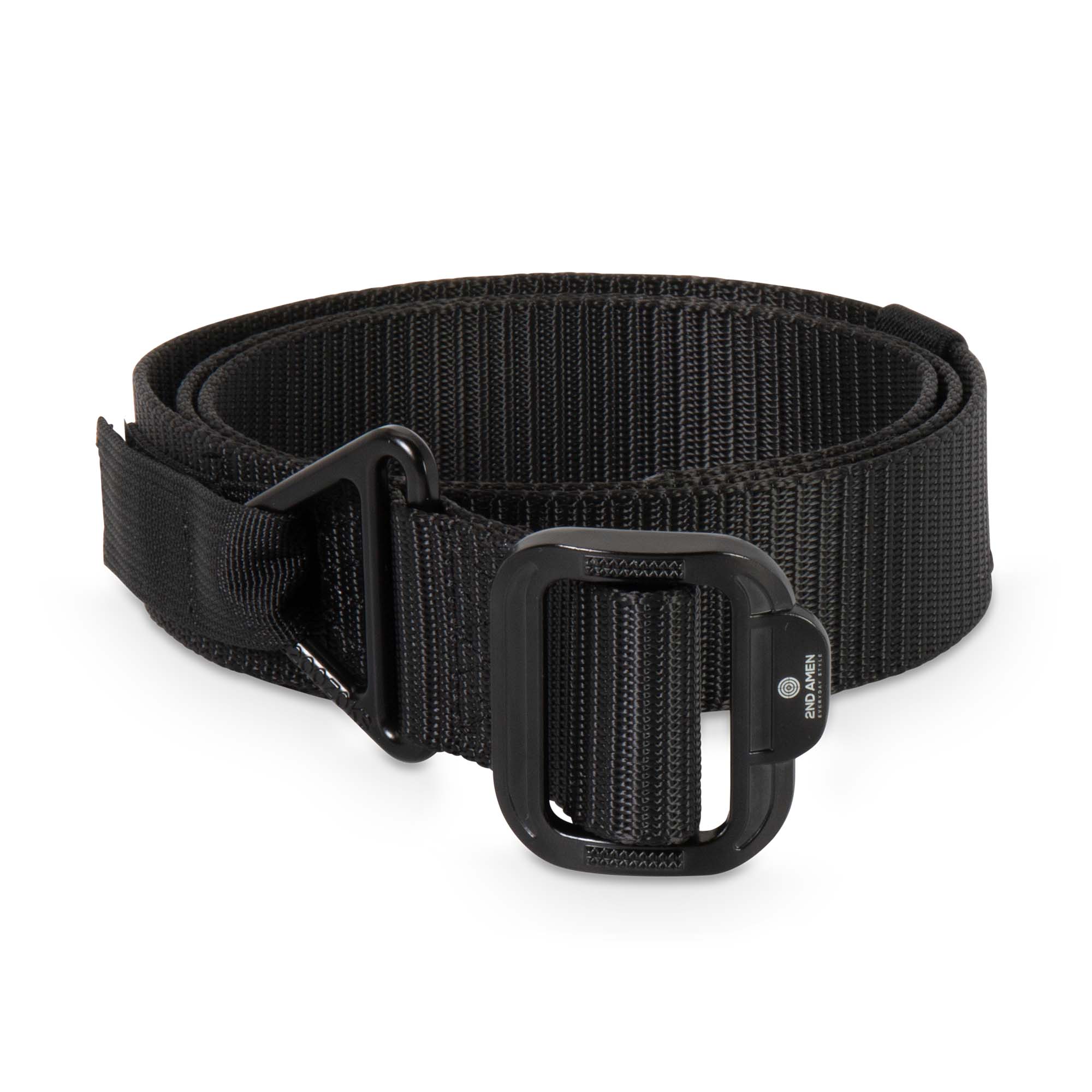 2ND Amen Men's Tactical 1.5 Inch Convertible TDU Rigger with Black Nyl