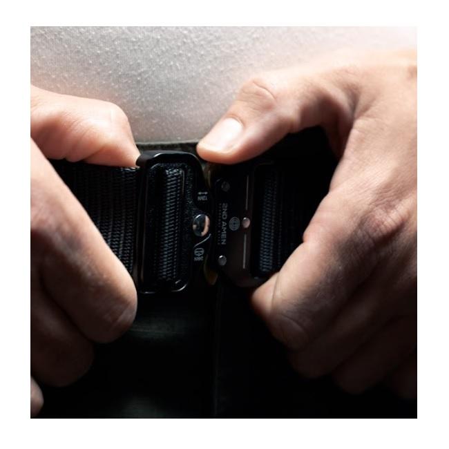 2ND AMEN Tactical Rigger Belt, Heavy Duty Nylon Adjustable Military Belt With Metal Buckle Belts 2ND AMEN