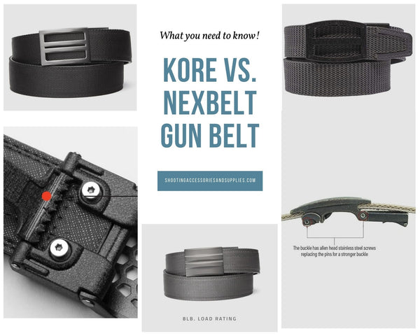 Kore vs. Nexbelt Gun Belts: How do they compare?