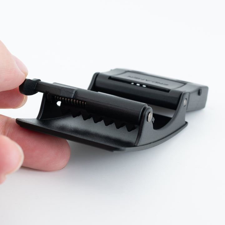 2ND AMEN Black Logo Teeth Lever Buckle