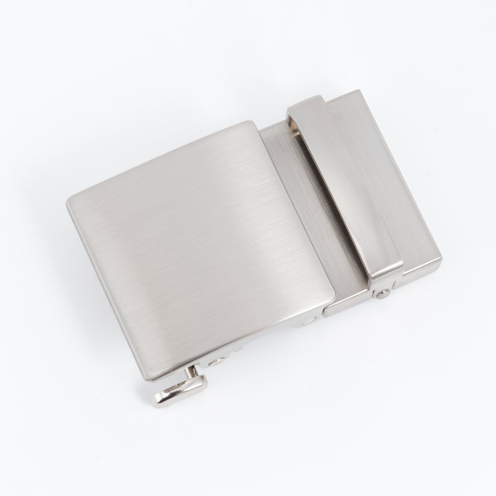 2ND AMEN Chrome Covert Clip Plain Teeth Lever Buckle