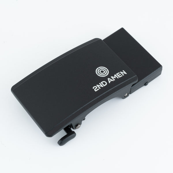 2ND AMEN Black Logo Teeth Lever Buckle