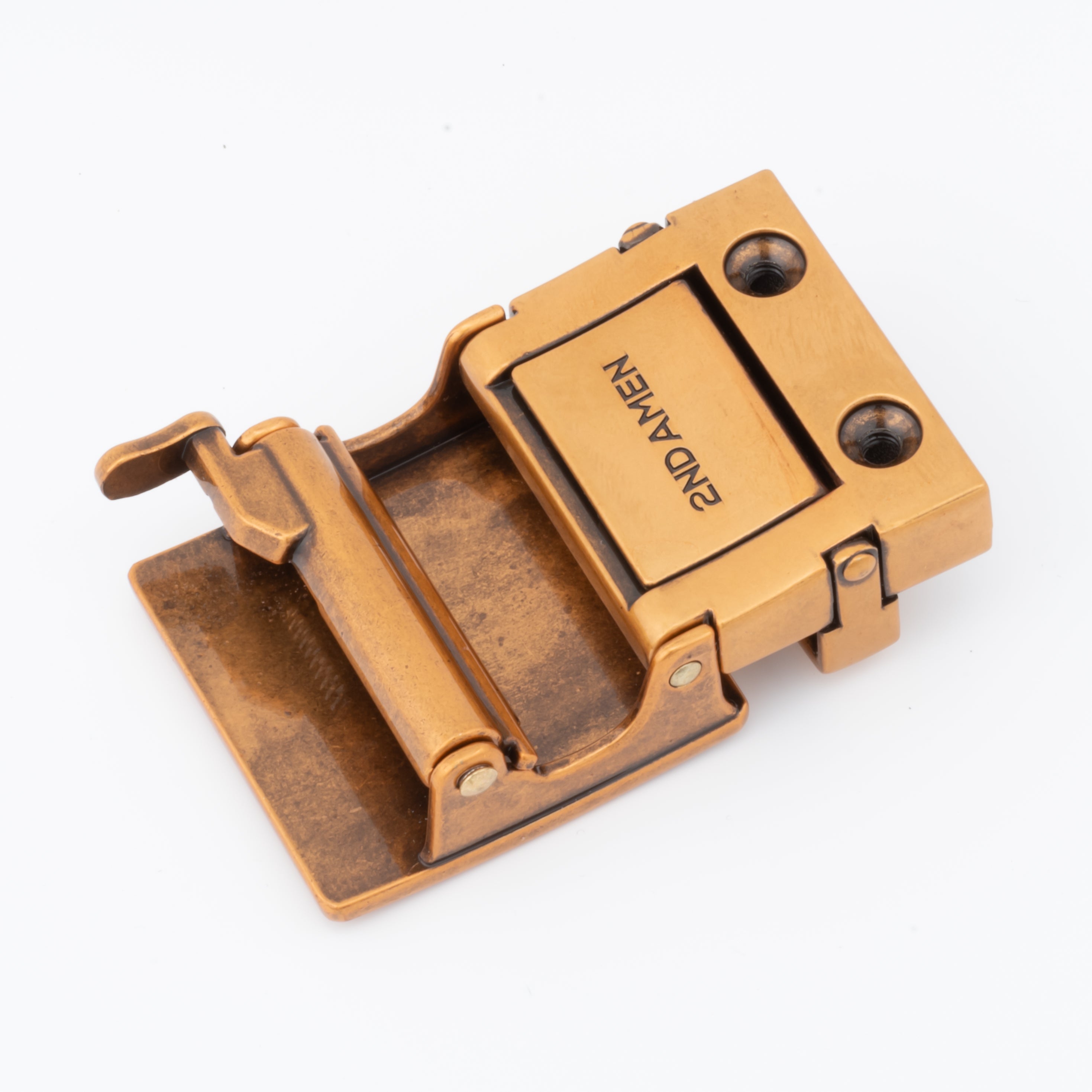 CovertClip 1.5" Teeth Lever Belt Buckle - Copper Finish