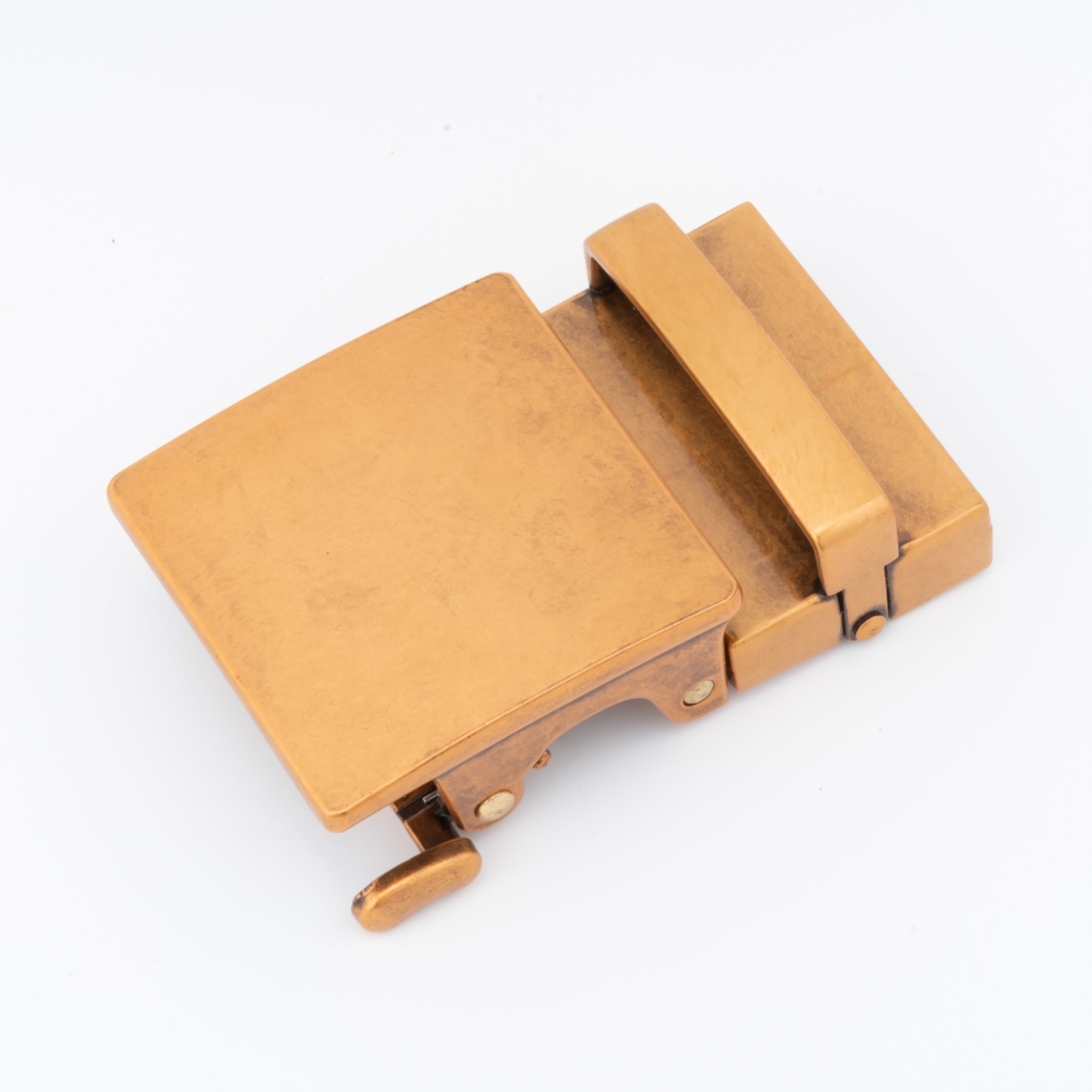 CovertClip 1.5" Teeth Lever Belt Buckle - Copper Finish