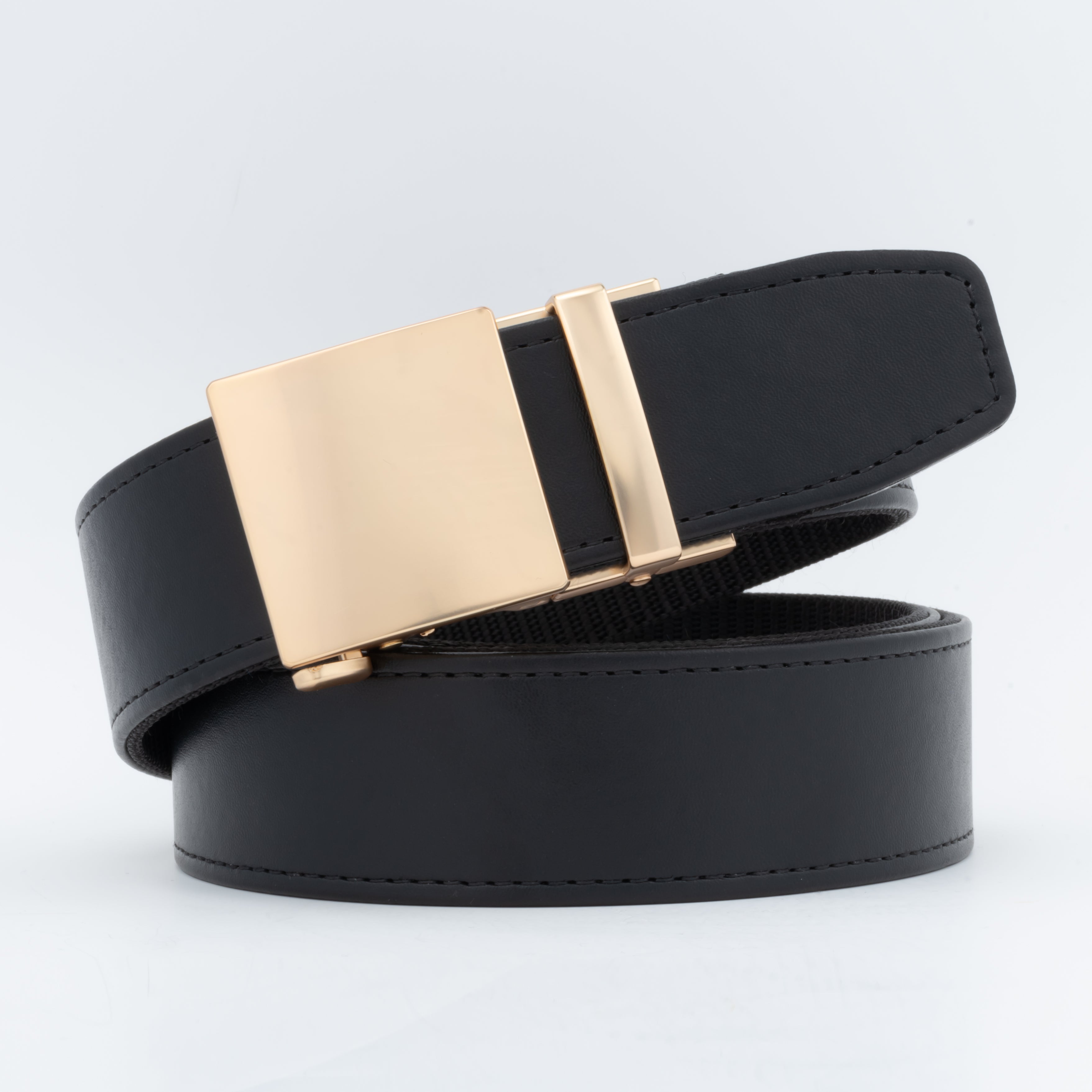 CovertClip 1.5" Teeth Lever Belt Buckle - Gold Finish