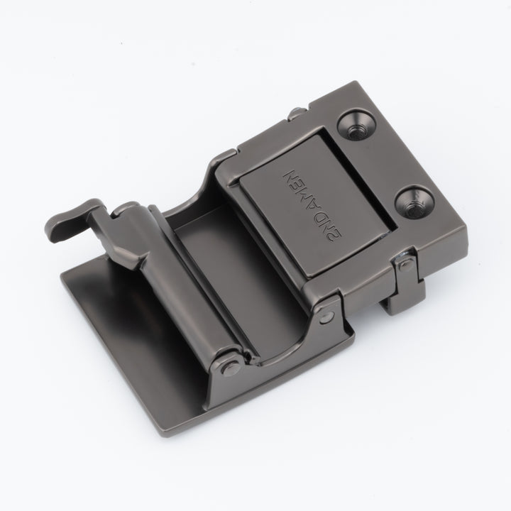CovertClip 1.5" Teeth Lever Belt Buckle - Gunmetal Finish
