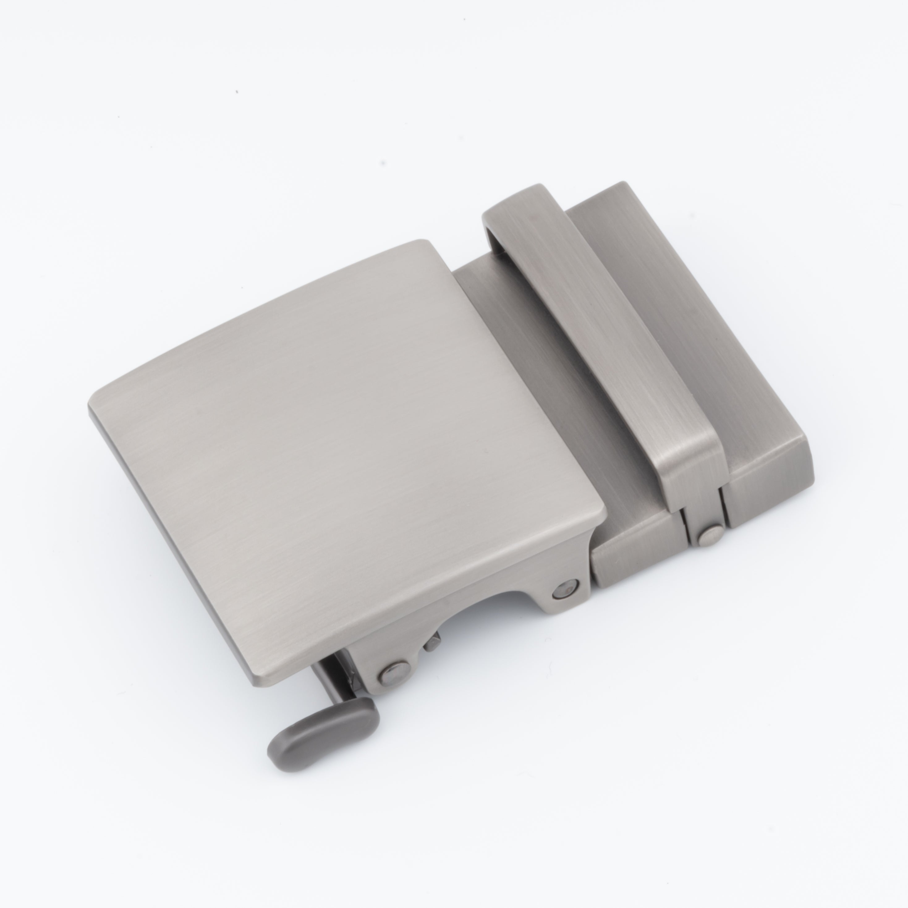 CovertClip 1.5" Teeth Lever Belt Buckle - Stainless Steel Finish