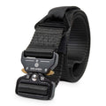 2ND AMEN 1.5" Tactical EDC Belt with Nylon Webbing. Quick Release Technology and Durable V-ring, Black. Belts 2ND AMEN Small Black 