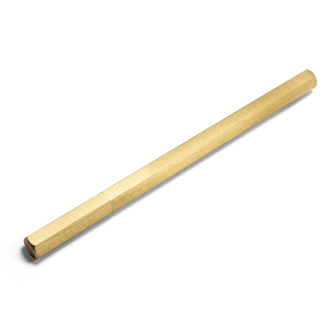 2nd Amen EDC Pen Solid Brass Roller Ball Black Gel Ink Pen Pens 2ND AMEN 